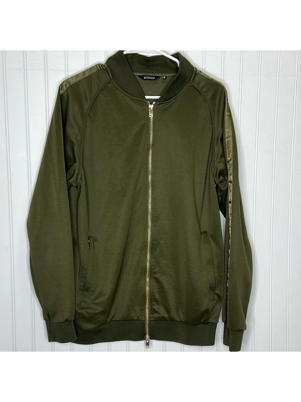 - Boxraw Loma  Whitaker Olive Track Jacket Size XL